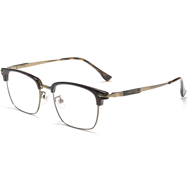 Browline Glasses EF1085 - Wide Frames For Men With Larger Heads