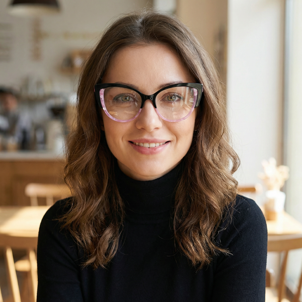 Cat-Eye Glasses A3755