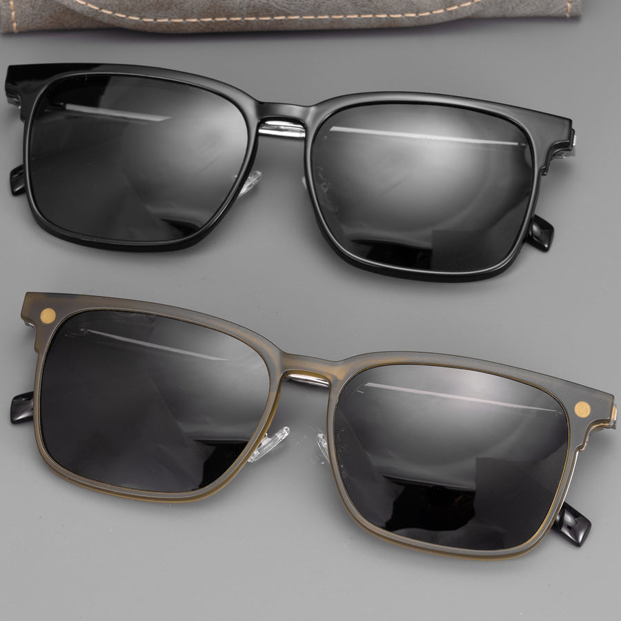 Browline Glasses EF1093 - Wide Frames for Men with Larger Heads