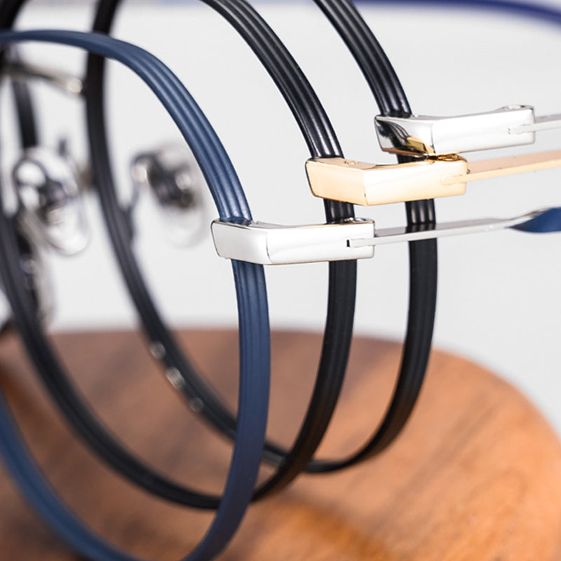 Round Glasses A3878 - Wide Frames for Men with Larger Heads