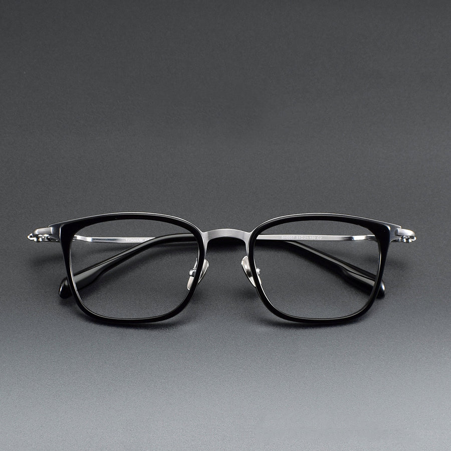 Square Glasses EF1097 - Wide Frames for Men with Larger Heads