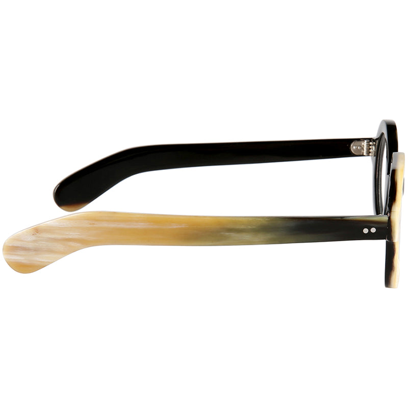 Buffalo Horn Geometric Glasses NJ1147