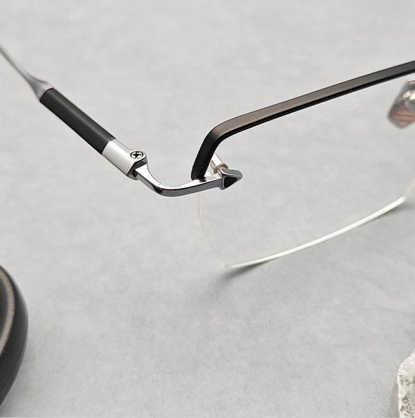 Rectangle Glasses EF1106 - Wide Frames for Men with Larger Heads