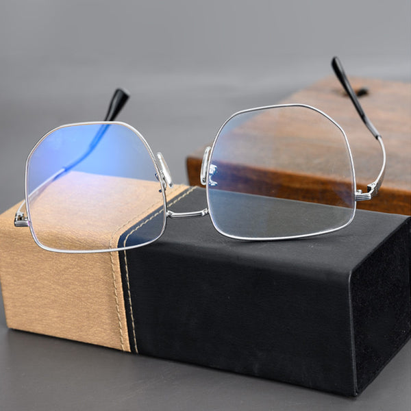 Square Glasses A2610 - Wide Frames for Men with Larger Heads