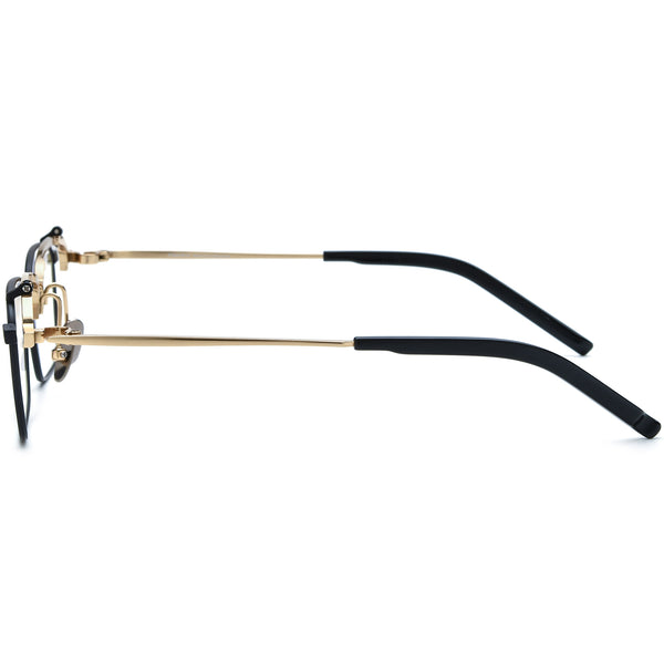 Rectangle Flip Up Glasses TG1243 - Wide Frames for Men with Larger Heads