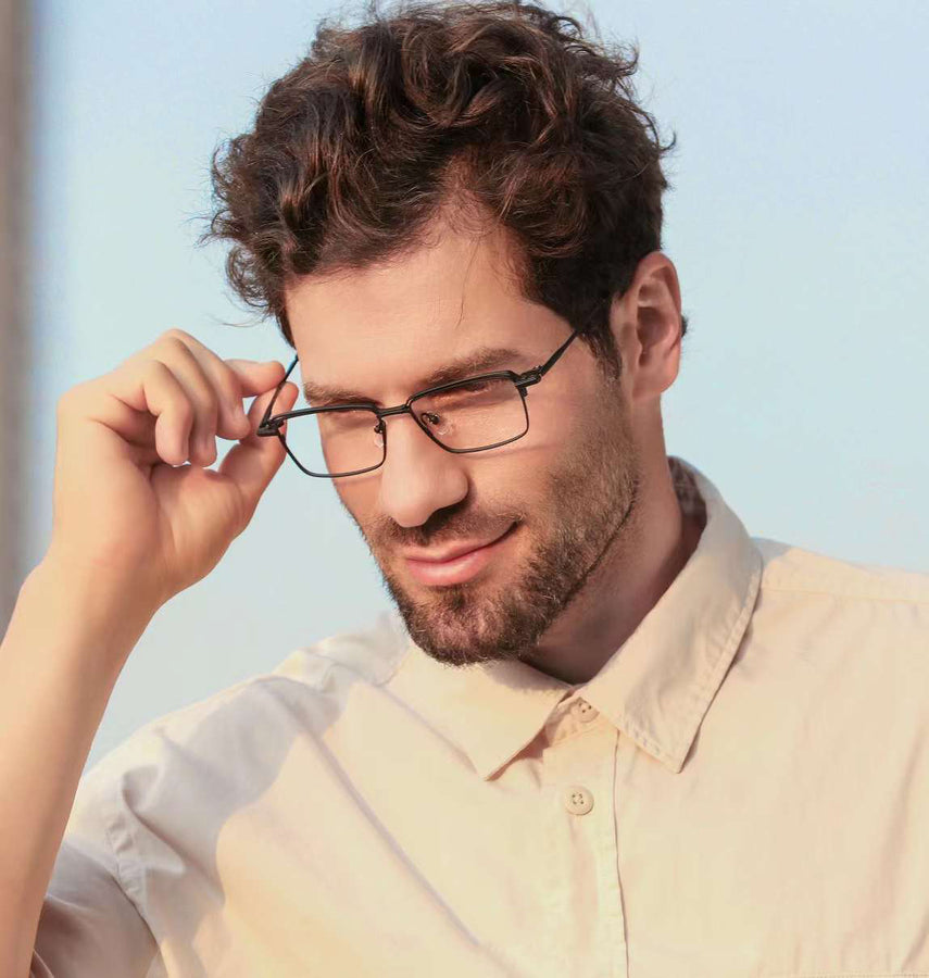 Rectangle Glasses MW1310 - Wide Frames for Men with Larger Heads