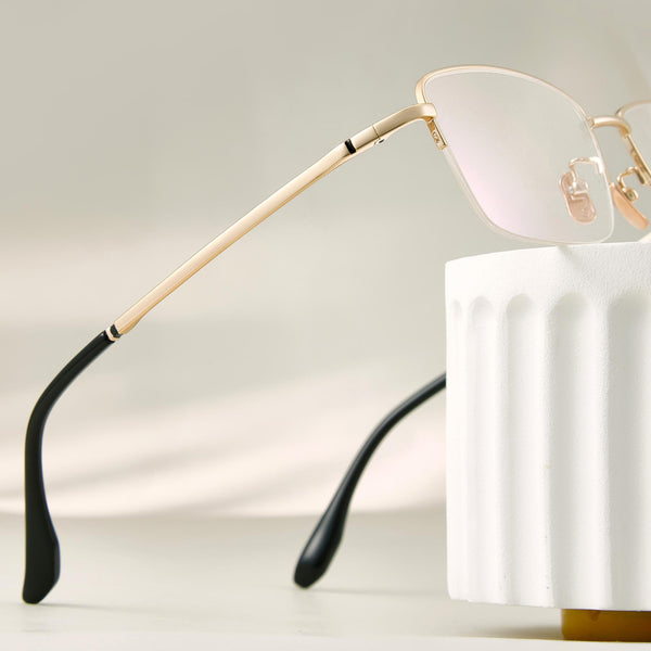 Rectangle Glasses EF1069 - Wide Frames For Men With Larger Heads