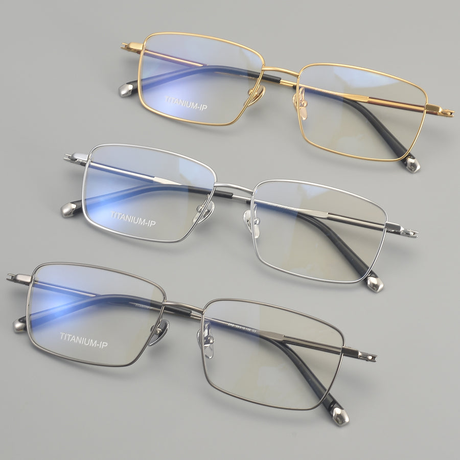 Rectangle Glasses EF1128 - Wide Frames for Men with Larger Heads