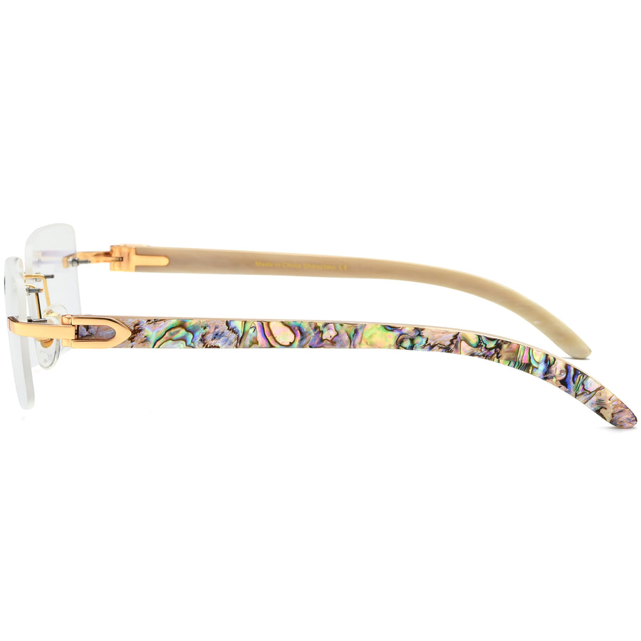 Buffalo Horn Rectangle Glasses BR1309