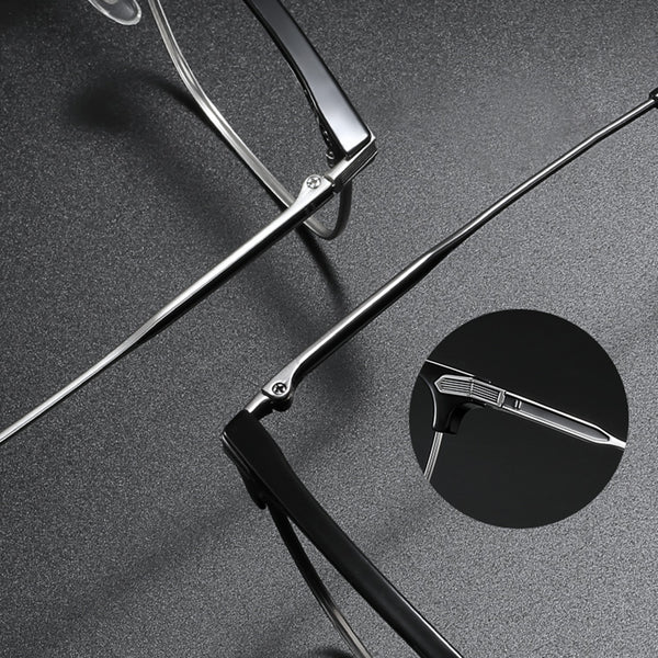 Browline Glasses EF1002 - Wide Frames for Men with Larger Heads