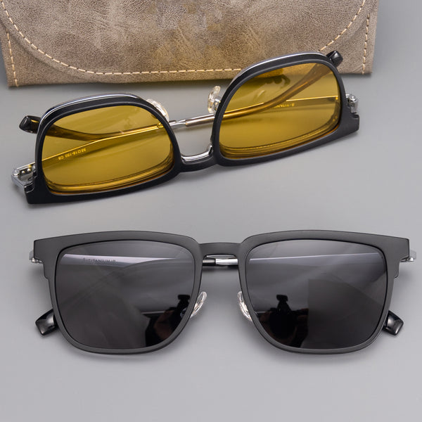 Browline Glasses EF1092 - Wide Frames for Men with Larger Heads