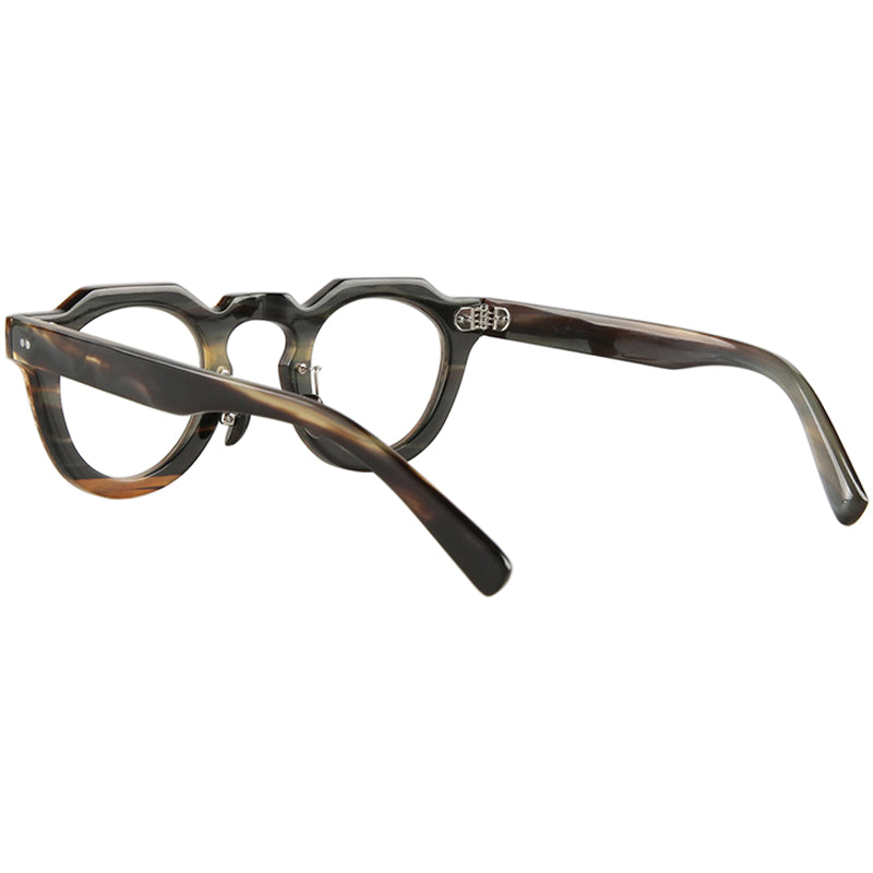 Buffalo Horn Round Glasses NJ1026