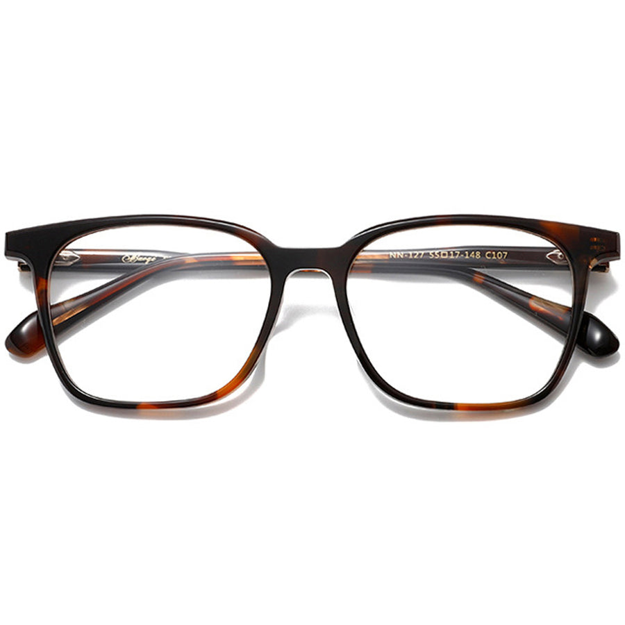 Square Glasses EF1141 - Wide Frames for Men with Larger Heads