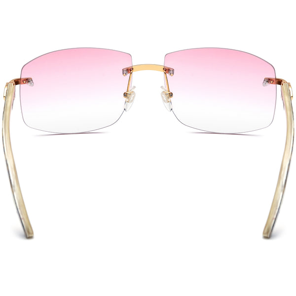 Buffalo Horn Square Sunglasses BRS1009