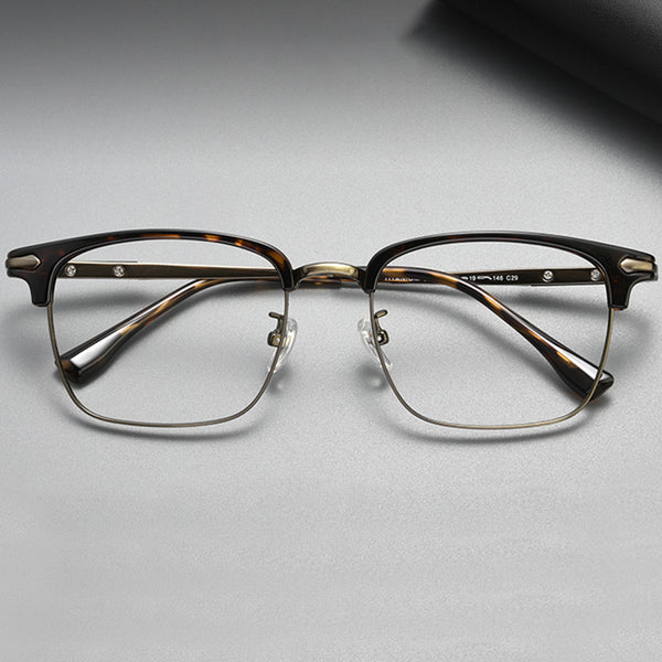 Browline Glasses EF1085 - Wide Frames For Men With Larger Heads