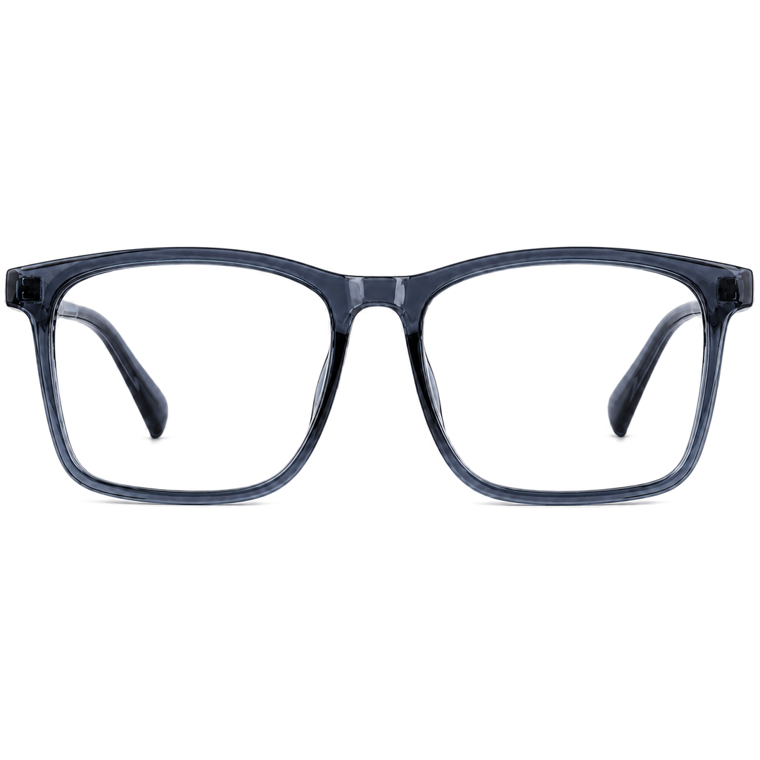 Square Glasses EF1040 - Wide Frames for Men with Larger Heads