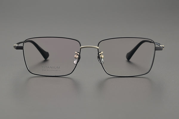 Rectangle Glasses EF1048 - Wide Frames for Men with Larger Heads