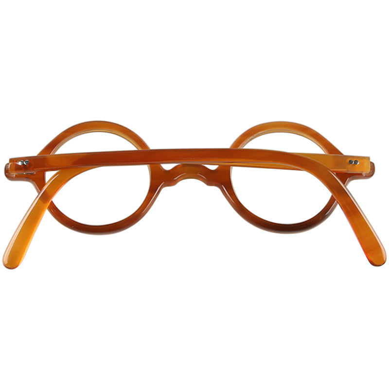 Buffalo Horn Round Glasses NJ1116