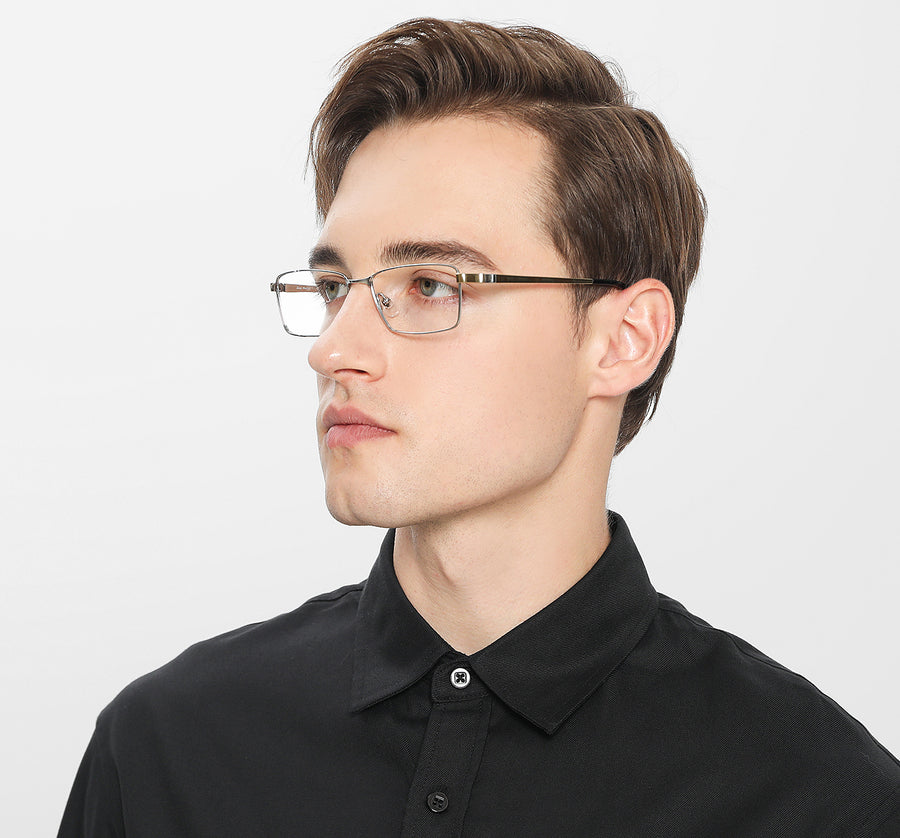 Rectangle Glasses MW1230 - Wide Frames for Men with Larger Heads