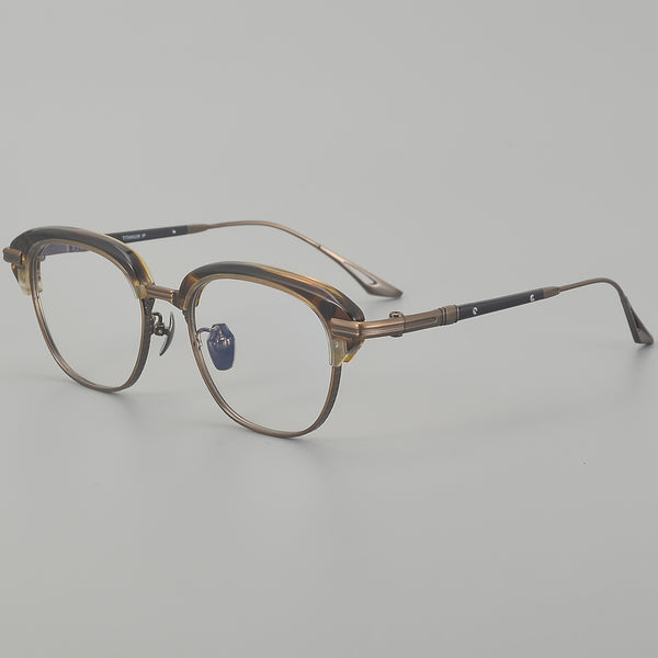 Browline Glasses EF1132 - Wide Frames for Men with Larger Heads