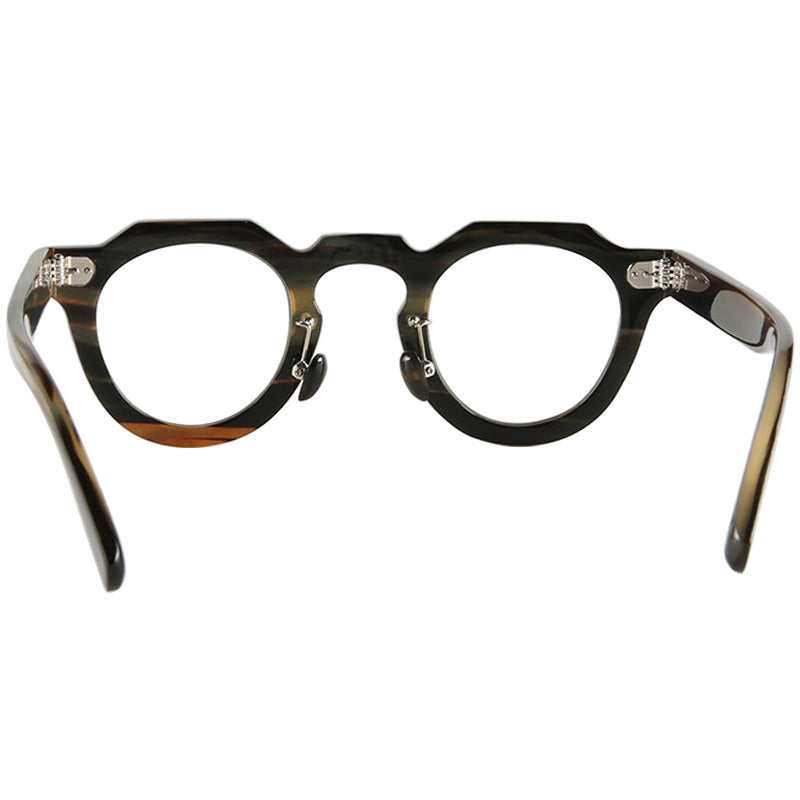 Buffalo Horn Round Glasses NJ1026