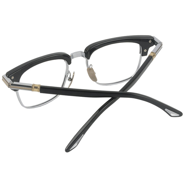 Browline Glasses EF1028 - Wide Frames for Men with Larger Heads