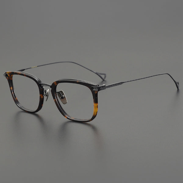 Square Glasses EF1027 - Wide Frames for Men with Larger Heads