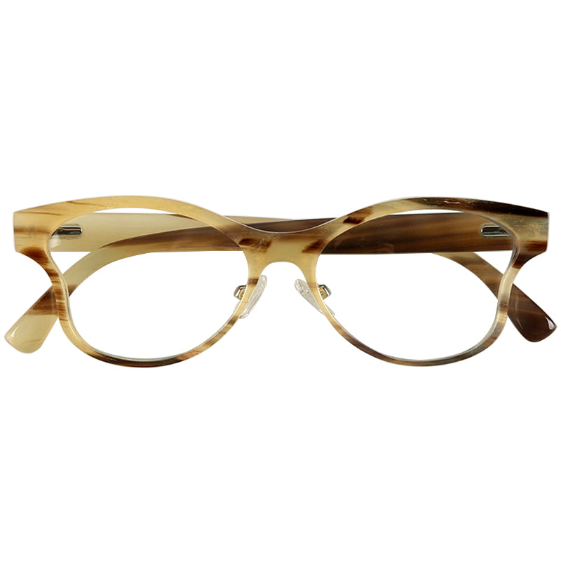 Buffalo Horn Cat-Eye Glasses NJ1154