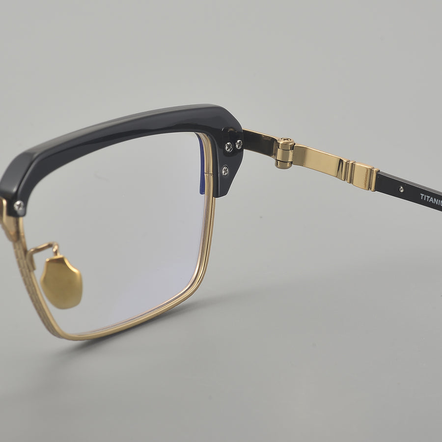 Browline Glasses EF1130 - Wide Frames for Men with Larger Heads