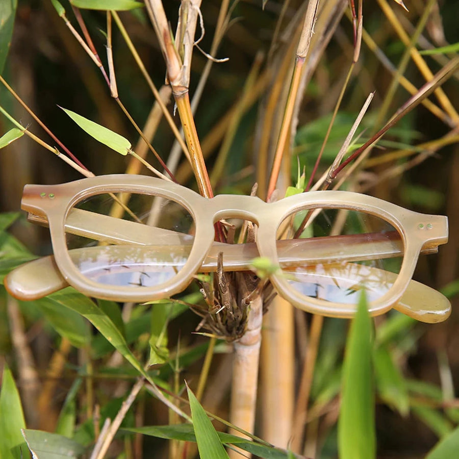 Buffalo Horn Square Glasses NJ1003