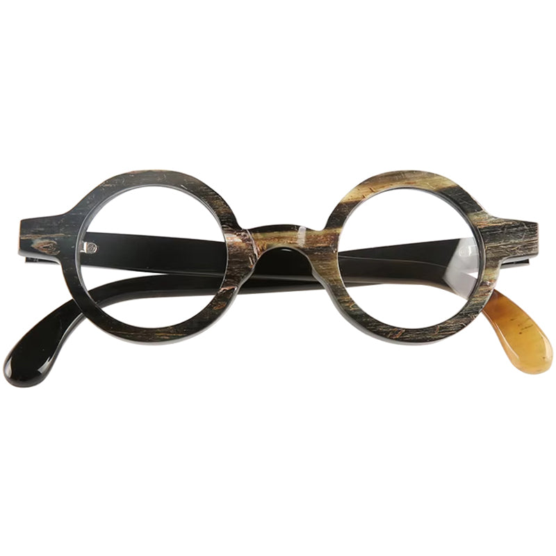 Buffalo Horn Round Glasses NJ1112