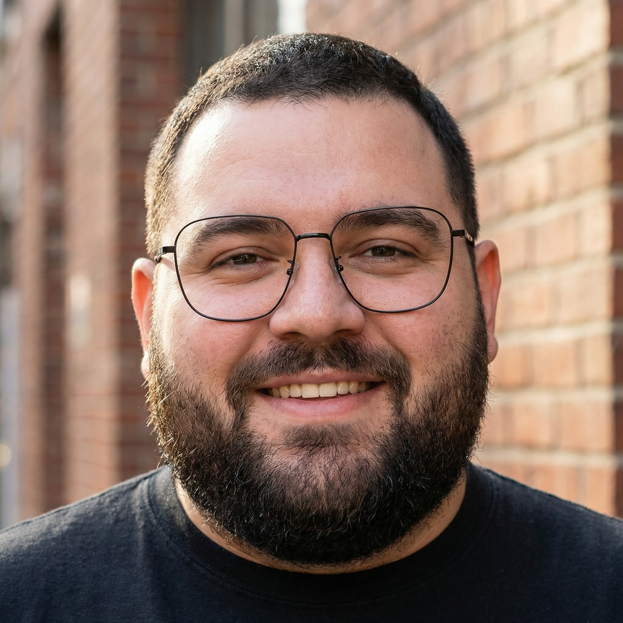 Square Glasses EF1146 - Wide Frames for Men with Larger Heads