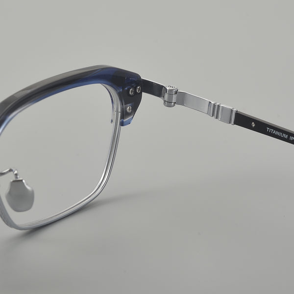 Browline Glasses EF1131 - Wide Frames for Men with Larger Heads