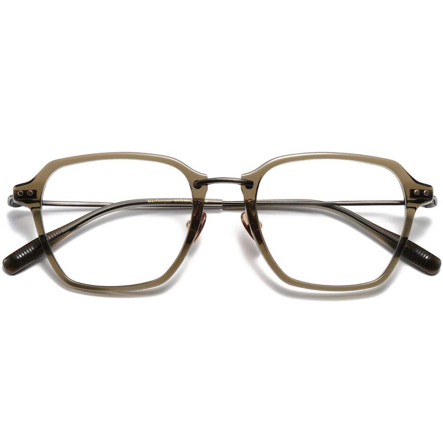 Square Glasses EF1139 - Wide Frames for Men with Larger Heads