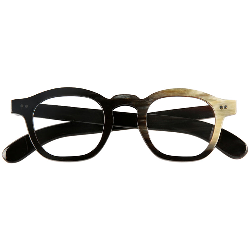 Buffalo Horn Square Glasses NJ1165
