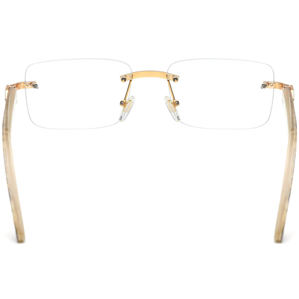 Buffalo Horn Rectangle Glasses BR1309