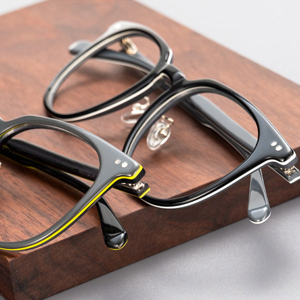 Round Glasses A1172 - Wide Frames for Men with Larger Heads