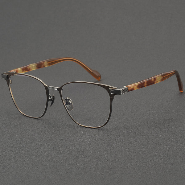 Square Glasses EF1124 - Wide Frames for Men with Larger Heads