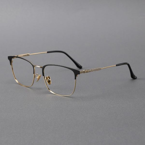 Square Glasses EF1030 - Wide Frames for Men with Larger Heads