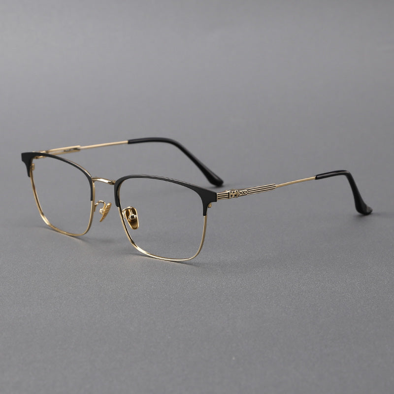 Square Glasses EF1030 - Wide Frames for Men with Larger Heads