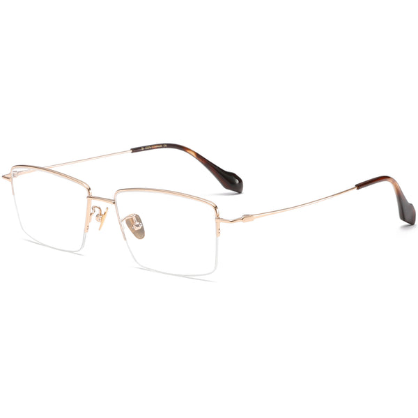 Rectangle Glasses EF1138 - Wide Frames for Men with Larger Heads
