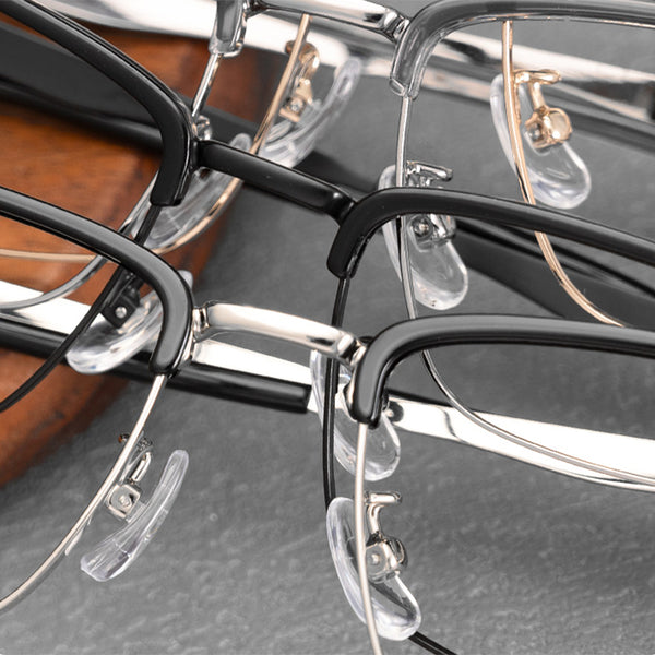 Browline Glasses EF1010 - Wide Frames for Men with Larger Heads