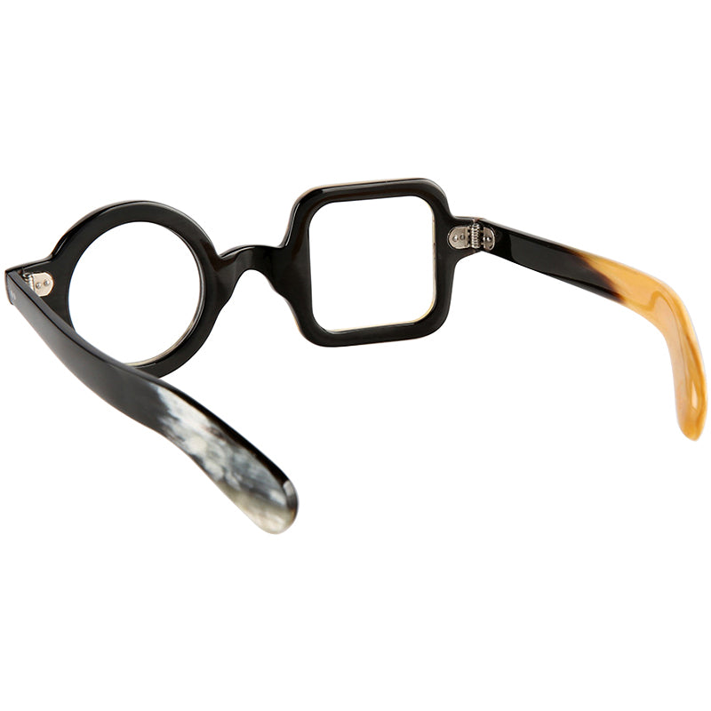 Buffalo Horn Geometric Glasses NJ1147