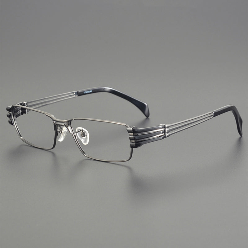 Rectangle Glasses EF1025 - Wide Frames for Men with Larger Heads