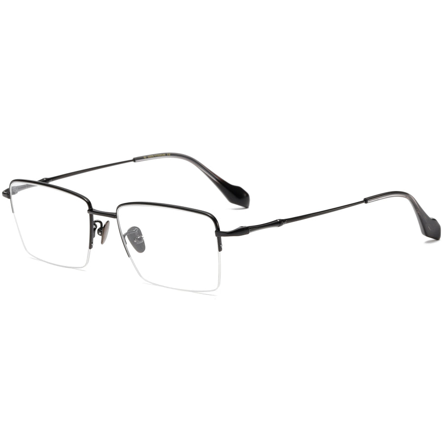 Square Glasses EF1135 - Wide Frames for Men with Larger Heads