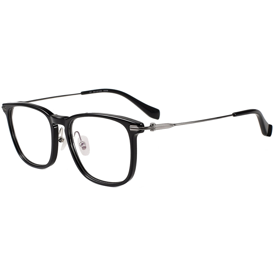 Square Glasses EF1101 - Wide Frames for Men with Larger Heads