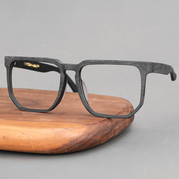 Square Glasses A1046 - Wide Frames for Men with Larger Heads