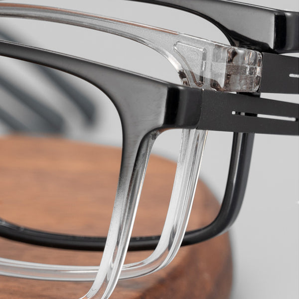 Rectangle Glasses EF1006 - Wide Frames for Men with Larger Heads
