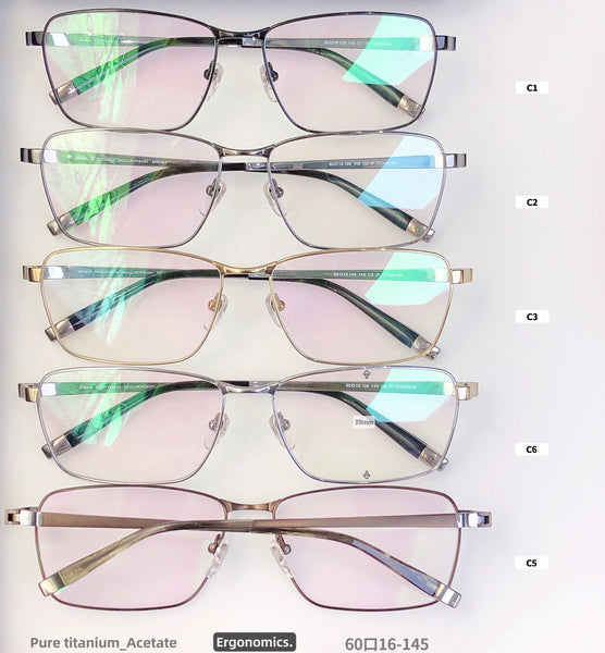 Rectangle Glasses MW1231 - Wide Frames for Men with Larger Heads