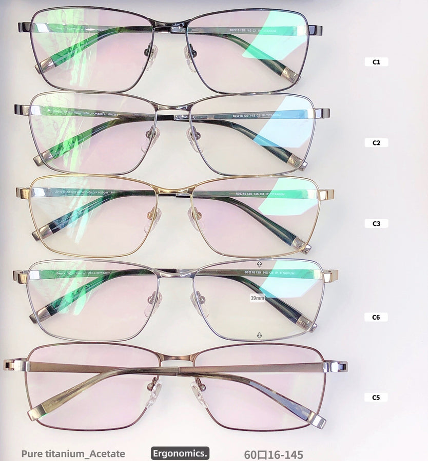 Rectangle Glasses MW1231 - Wide Frames for Men with Larger Heads